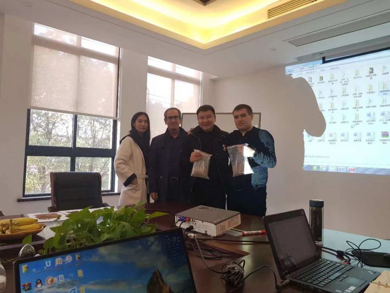 哈薩克斯坦方面來(lái)我司探討鹵蟲卵干燥問(wèn)題